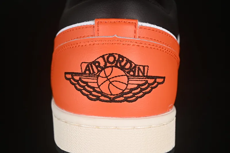All categories Air Jordan Jordan series basketball shoes Air Jordan 1 Low Air Jordan 1 Low AJ1 Joe 1 black and white orange low-top retro culture basketball shoes 553558-081